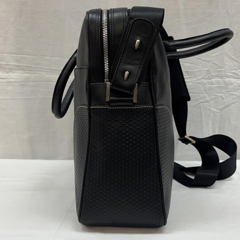 ダンヒル DUNHILL ショルダーバッグ ショルダーバッグ 2WAY レザー ビジネス ショルダー ハンド バッグ - 黒 / ブラック / black メンズ USED 古着 中古 50168888