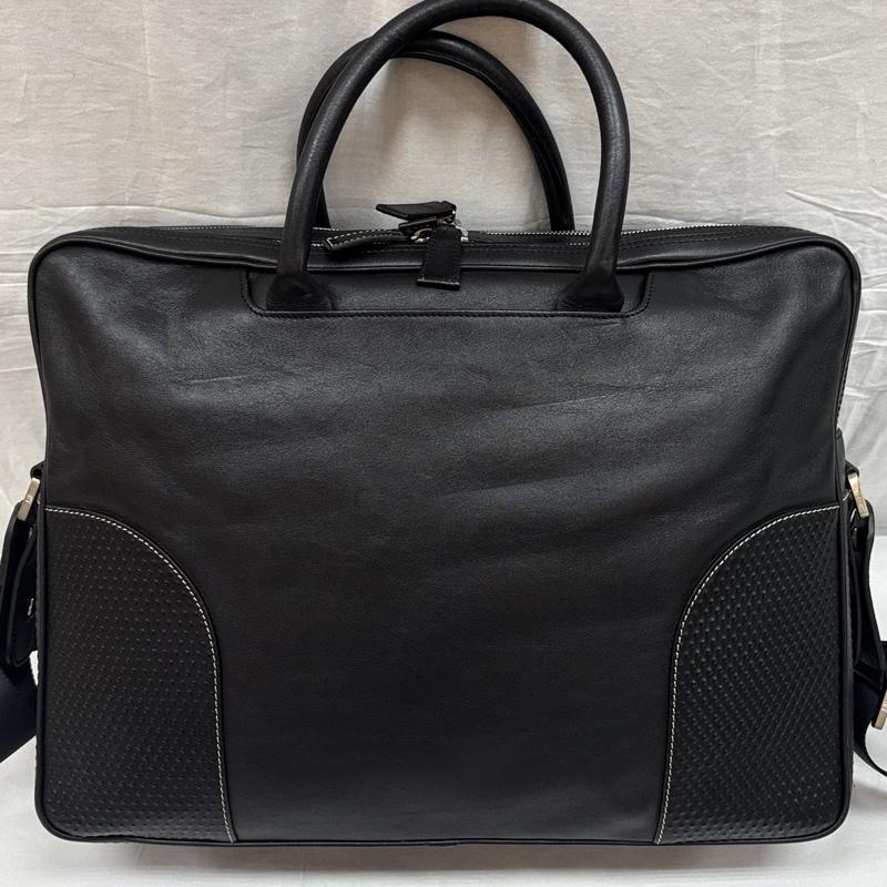 ダンヒル DUNHILL ショルダーバッグ ショルダーバッグ 2WAY レザー ビジネス ショルダー ハンド バッグ - 黒 / ブラック / black メンズ USED 古着 中古 50168888