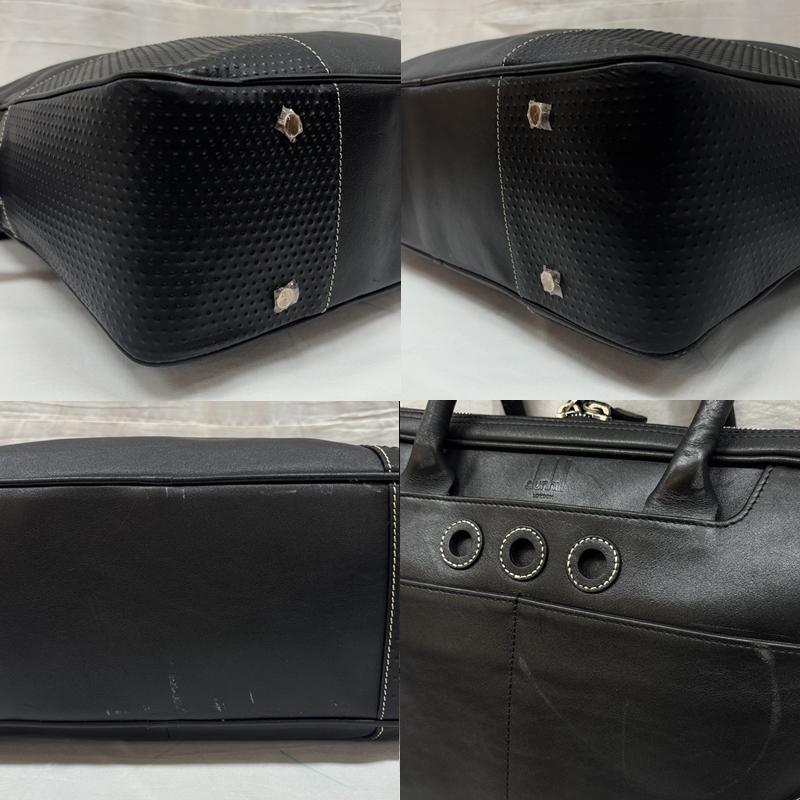 ダンヒル DUNHILL ショルダーバッグ ショルダーバッグ 2WAY レザー ビジネス ショルダー ハンド バッグ - 黒 / ブラック / black メンズ USED 古着 中古 50168888