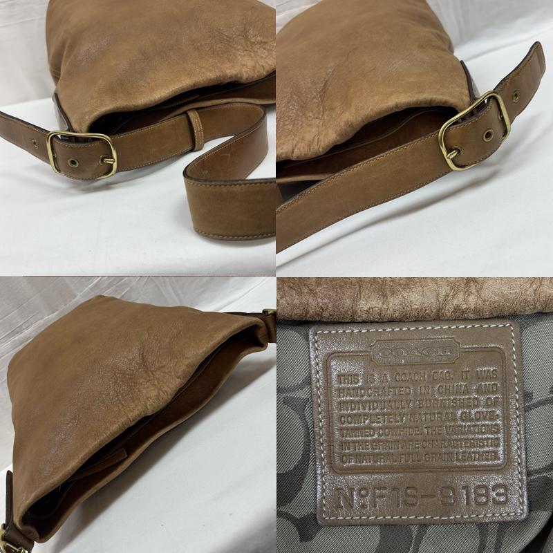 コーチ COACH ショルダーバッグ ショルダーバッグ 9183 OLD COACH レザー ショルダー バッグ - レディース USED 古着 中古 50168892