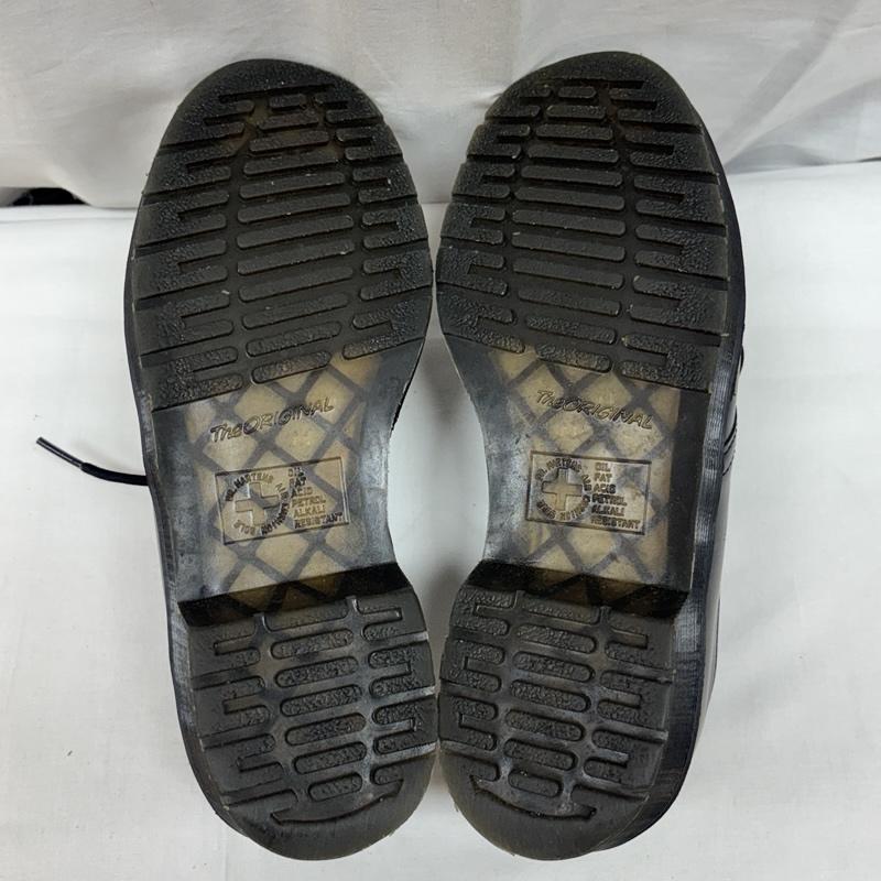 ドクターマーチン Dr.Martens 革靴 革靴 24757 1461 ホワイトステッチ 3ホール レザー シューズ UK：8 黒 / ブラック / black メンズ USED 古着 中古 50168894
