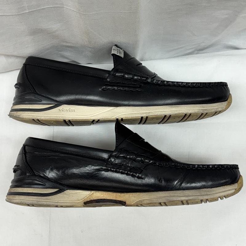 ビズビム VISVIM スニーカー スニーカー FABRO レザー ローファー スニーカー ローカット - 黒 / ブラック / black メンズ USED 古着 中古 50168899