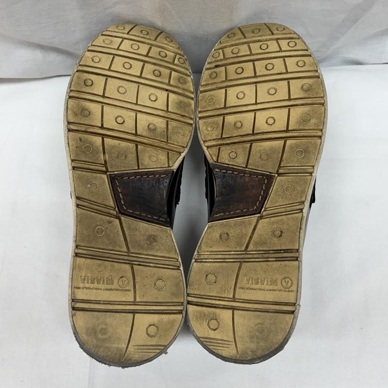 ビズビム VISVIM スニーカー スニーカー FABRO レザー ローファー スニーカー ローカット - 黒 / ブラック / black メンズ USED 古着 中古 50168899