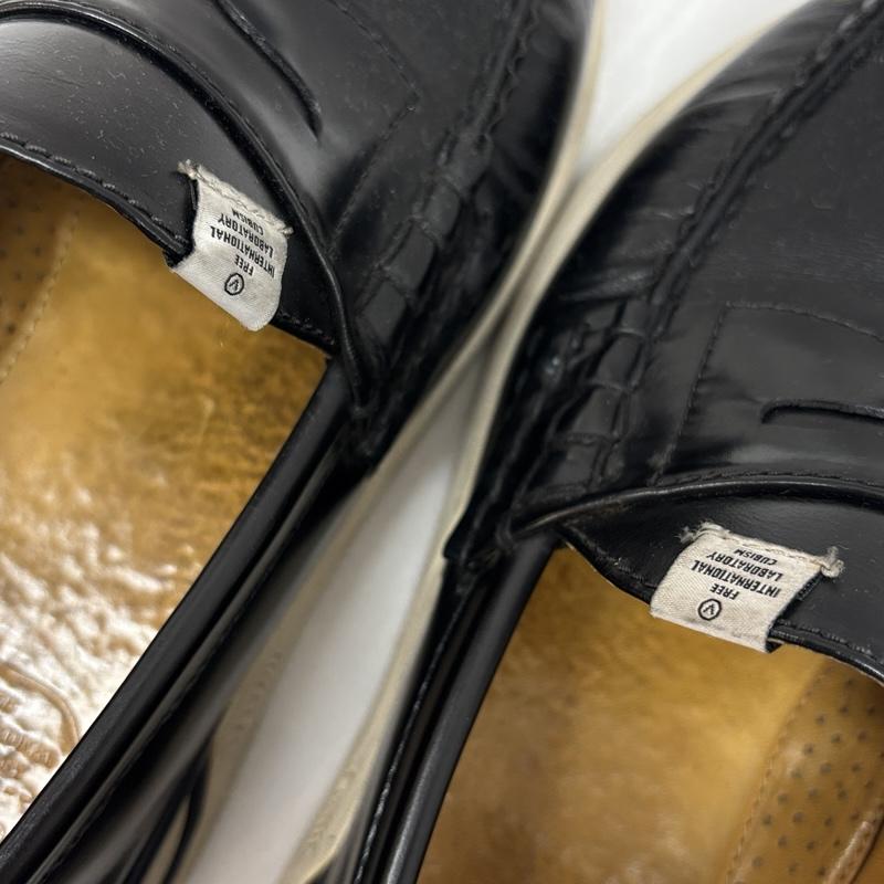 ビズビム VISVIM スニーカー スニーカー FABRO レザー ローファー スニーカー ローカット - 黒 / ブラック / black メンズ USED 古着 中古 50168899