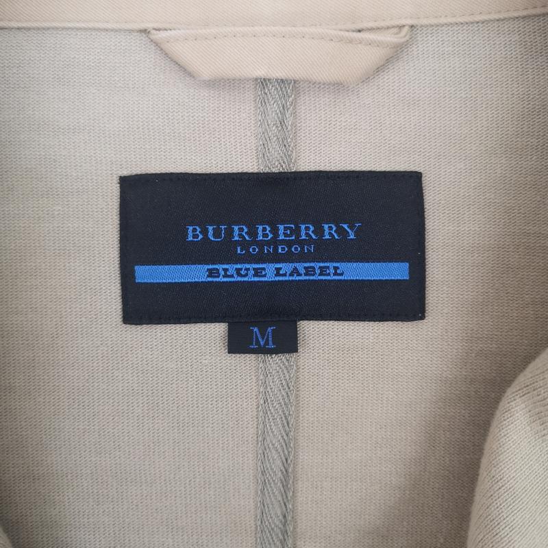 バーバリー・ブルーレーベル BURBERRY BLUE LABEL ジャケット、上着 ジャンパー、ブルゾン 3つボタン シングルブレスト テーラード ジャケット ブレザー FA801-250-40 M ベージュ / ベージュ / beige メンズ USED 古着 中古 50168900