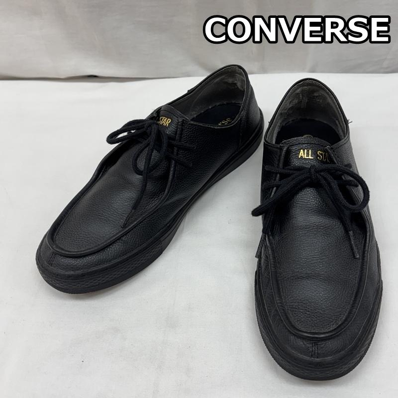 コンバース CONVERSE スニーカー スニーカー 38001081 COUPE MOCCASINS クップ モカシン ローカット レザー スニーカー 27.0cm 黒 / ブラック / black メンズ USED 古着 中古 50168902