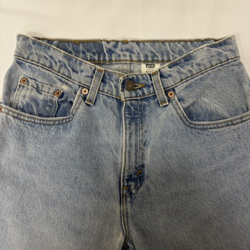 リーバイス Levi s パンツ デニム、ジーンズ 90s 517 ブーツカット デニム パンツ USA製 ノックスビル工場 7号 無地 インディゴ / インディゴ / Indigo レディース USED 古着 中古 50168908
