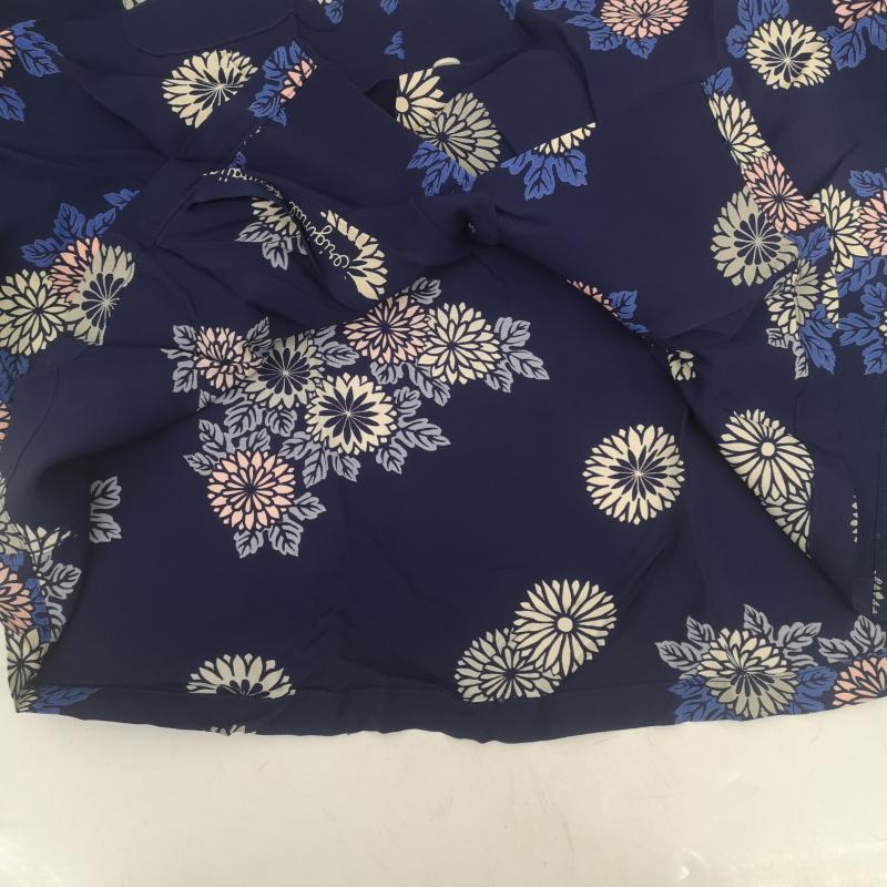 サンサーフ SUN SURF シャツ、ブラウス 長袖 菊 和柄 長袖 レーヨン アロハ シャツ SS20454 S 青 / ブルー / blue メンズ USED 古着 中古 50168911