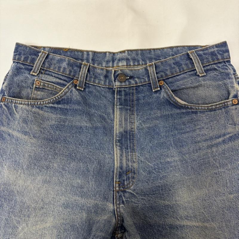 リーバイス Levi s パンツ デニム、ジーンズ 80s 90s 20517-0217 USA製 ウィチタフォールズ工場 オレンジタブ W36/L32 35インチ 無地 インディゴ / インディゴ / Indigo メンズ USED 古着 中古 50168913