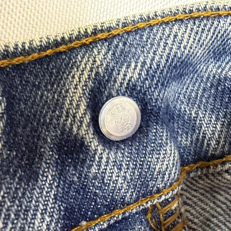 リーバイス Levi s パンツ デニム、ジーンズ 80s 90s 20517-0217 USA製 ウィチタフォールズ工場 オレンジタブ W36/L32 35インチ 無地 インディゴ / インディゴ / Indigo メンズ USED 古着 中古 50168913