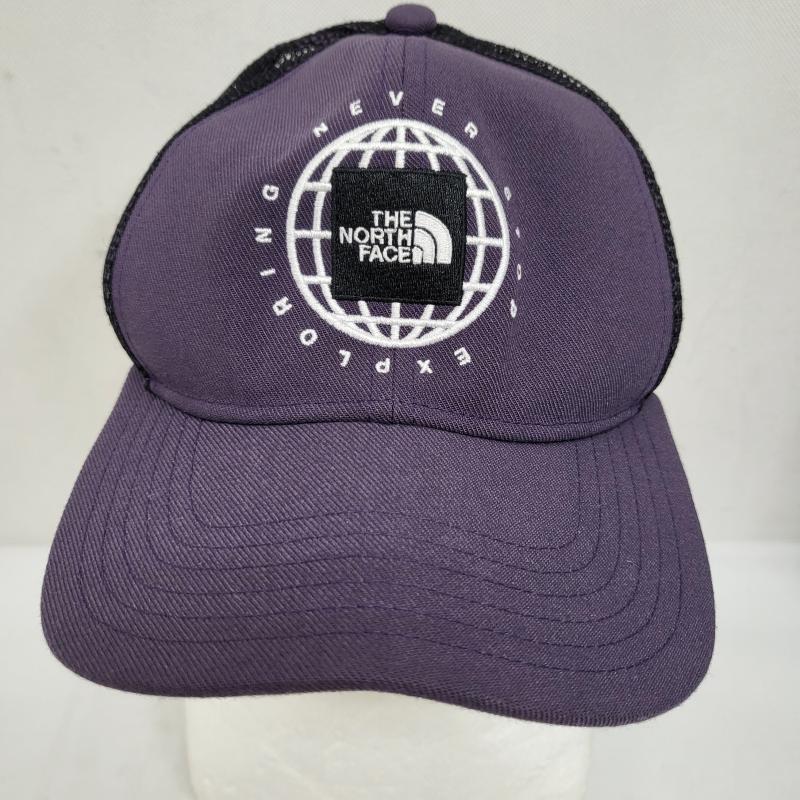 ザノースフェイス THE NORTH FACE 帽子 キャップ メッセージメッシュキャップ ロゴ刺繍 NN02333 フリー FREE 紫 / パープル / purple メンズ USED 古着 中古 50168915
