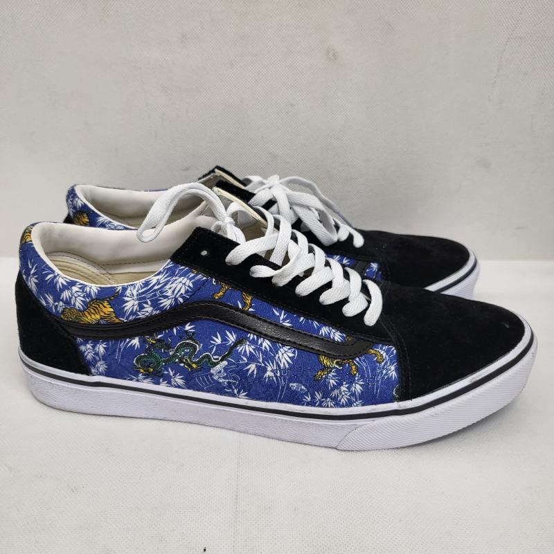 バンズ VANS スニーカー スニーカー オールドスクール V36CF ALH 虎 龍 クラシックライン 29 29.0cm 黒 / ブラック / black X 青 / ブルー / blue メンズ USED 古着 中古 50168917