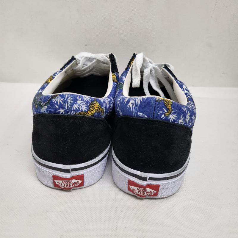 バンズ VANS スニーカー スニーカー オールドスクール V36CF ALH 虎 龍 クラシックライン 29 29.0cm 黒 / ブラック / black X 青 / ブルー / blue メンズ USED 古着 中古 50168917