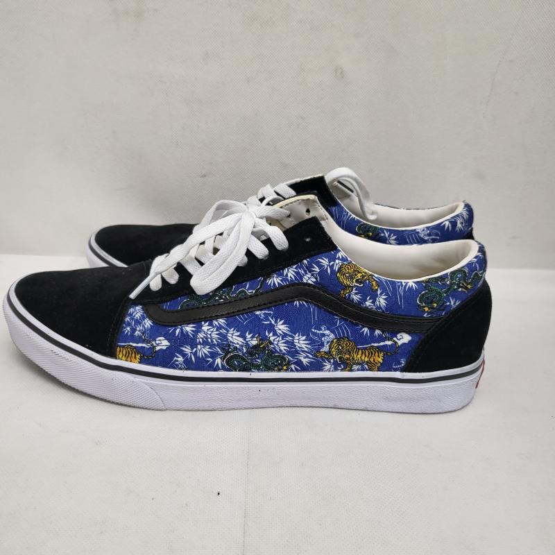 バンズ VANS スニーカー スニーカー オールドスクール V36CF ALH 虎 龍 クラシックライン 29 29.0cm 黒 / ブラック / black X 青 / ブルー / blue メンズ USED 古着 中古 50168917