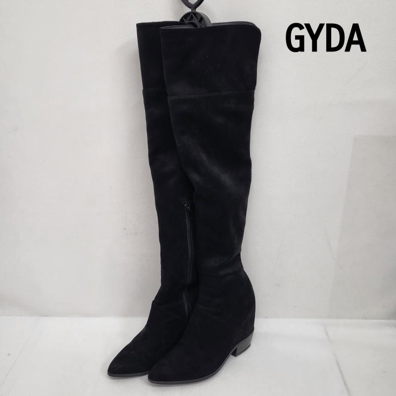 ジェイダ GYDA ブーツ ロングブーツ 美脚効果 シルエット M 黒 / ブラック / black レディース USED 古着 中古 50168918