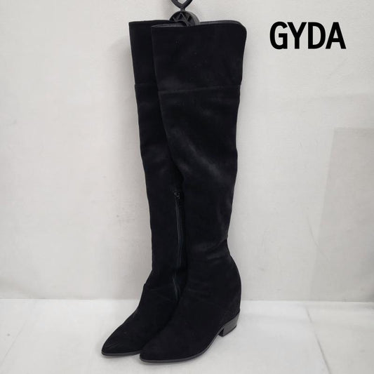 ジェイダ GYDA ブーツ ロングブーツ 美脚効果 シルエット M 黒 / ブラック / black レディース USED 古着 中古 50168918