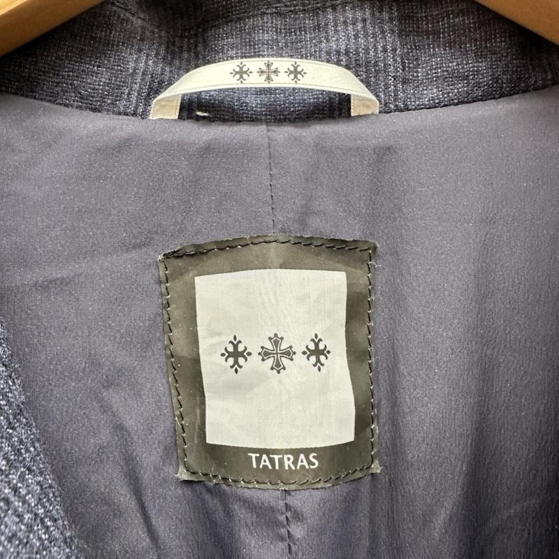タトラス TATRAS ジャケット、上着 ダウンジャケット カシミヤ 混 ダウン テーラード ジャケット MTA13A4184 4 紺 / ネイビー / navy メンズ USED 古着 中古 50168919