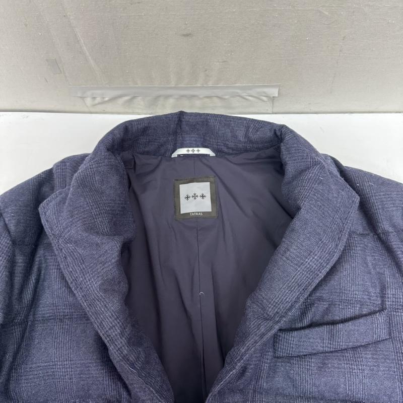 タトラス TATRAS ジャケット、上着 ダウンジャケット カシミヤ 混 ダウン テーラード ジャケット MTA13A4184 4 紺 / ネイビー / navy メンズ USED 古着 中古 50168919