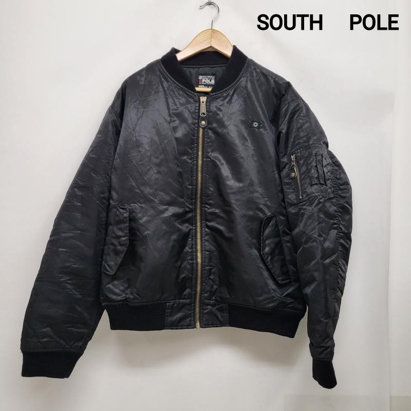 ＵＳＥＤ古着 USED/古着 ジャケット、上着 フライトジャケット SOUTH POLE サウスポール MA-1 ブラック XL 黒 / ブラック / black メンズ USED 古着 中古 50168921