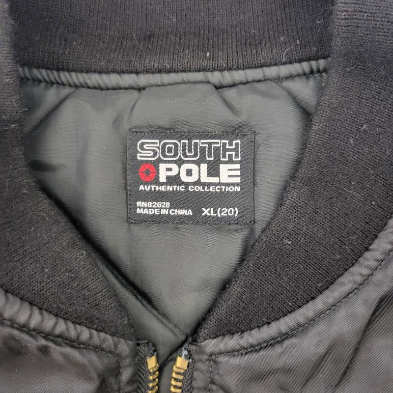 ＵＳＥＤ古着 USED/古着 ジャケット、上着 フライトジャケット SOUTH POLE サウスポール MA-1 ブラック XL 黒 / ブラック / black メンズ USED 古着 中古 50168921
