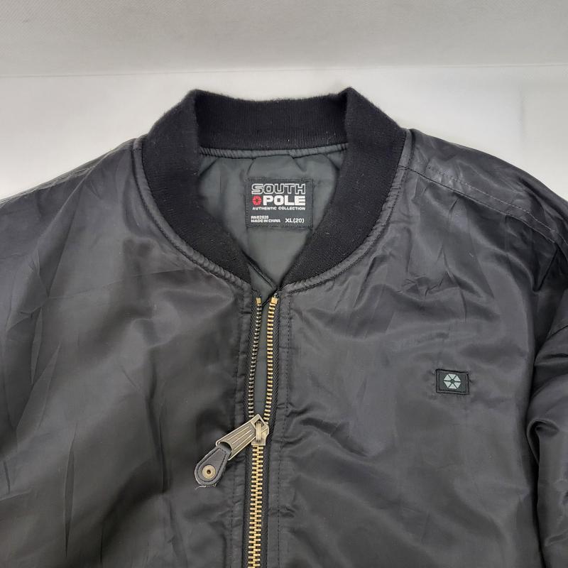 ＵＳＥＤ古着 USED/古着 ジャケット、上着 フライトジャケット SOUTH POLE サウスポール MA-1 ブラック XL 黒 / ブラック / black メンズ USED 古着 中古 50168921