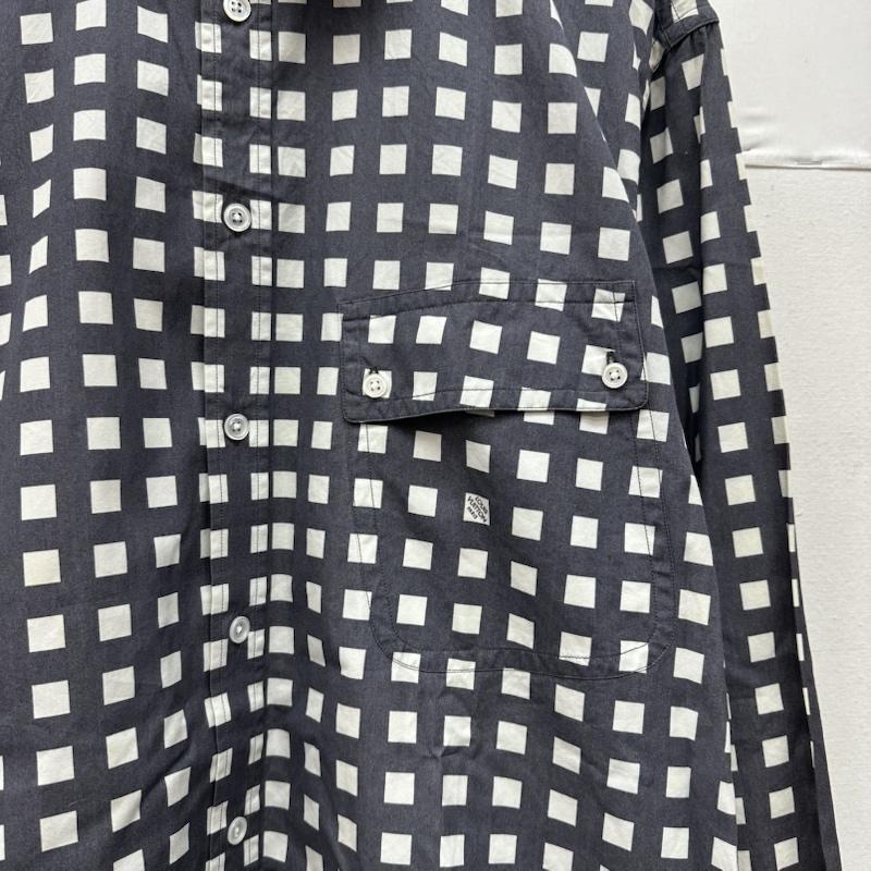 ルイヴィトン LOUIS VUITTON シャツ、ブラウス 長袖 LV ロゴ チェック シャツ RM092M MPSH10BDN M 灰 / グレー / gray X 白 / ホワイト / white メンズ USED 古着 中古 50168922