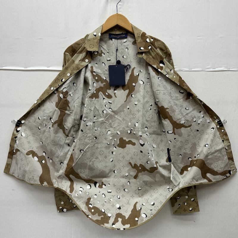 ルイヴィトン LOUIS VUITTON シャツ、ブラウス 長袖 20SS カモ モノグラム DNA オセアン 長袖 シャツ RM201M TKJ HIS07W XS 茶 / ブラウン / brown メンズ USED 古着 中古 50168923