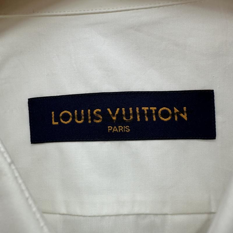 ルイヴィトン LOUIS VUITTON シャツ、ブラウス 半袖 LVSE ボックス シルエット 半袖 シャツ RM222E MZ3 HNS48W L 白 / ホワイト / white メンズ USED 古着 中古 50168924