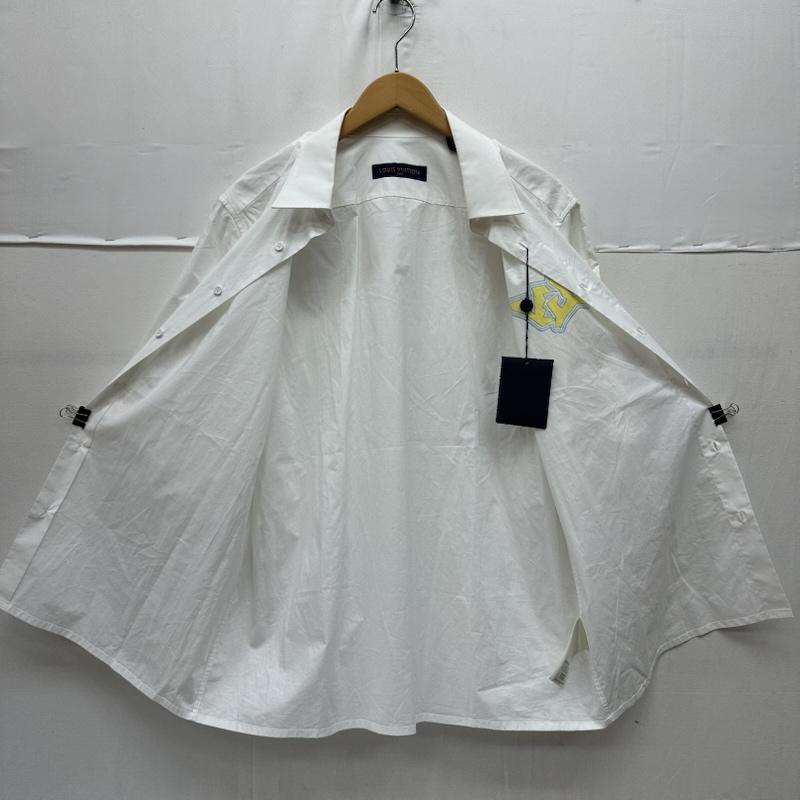 ルイヴィトン LOUIS VUITTON シャツ、ブラウス 半袖 LVSE ボックス シルエット 半袖 シャツ RM222E MZ3 HNS48W L 白 / ホワイト / white メンズ USED 古着 中古 50168924
