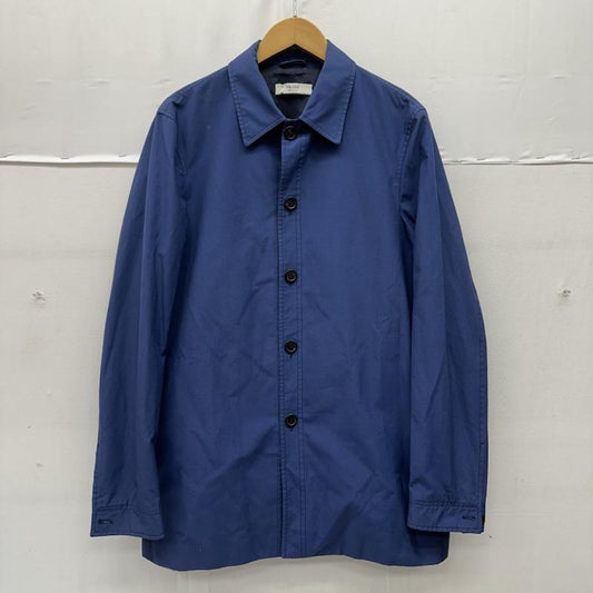 プラダ PRADA コート コート一般 イタリア製 ステンカラー コート 48 青 / ブルー / blue メンズ USED 古着 中古 50168925