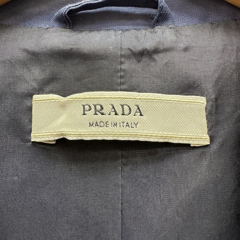プラダ PRADA コート コート一般 イタリア製 ステンカラー コート 48 青 / ブルー / blue メンズ USED 古着 中古 50168925