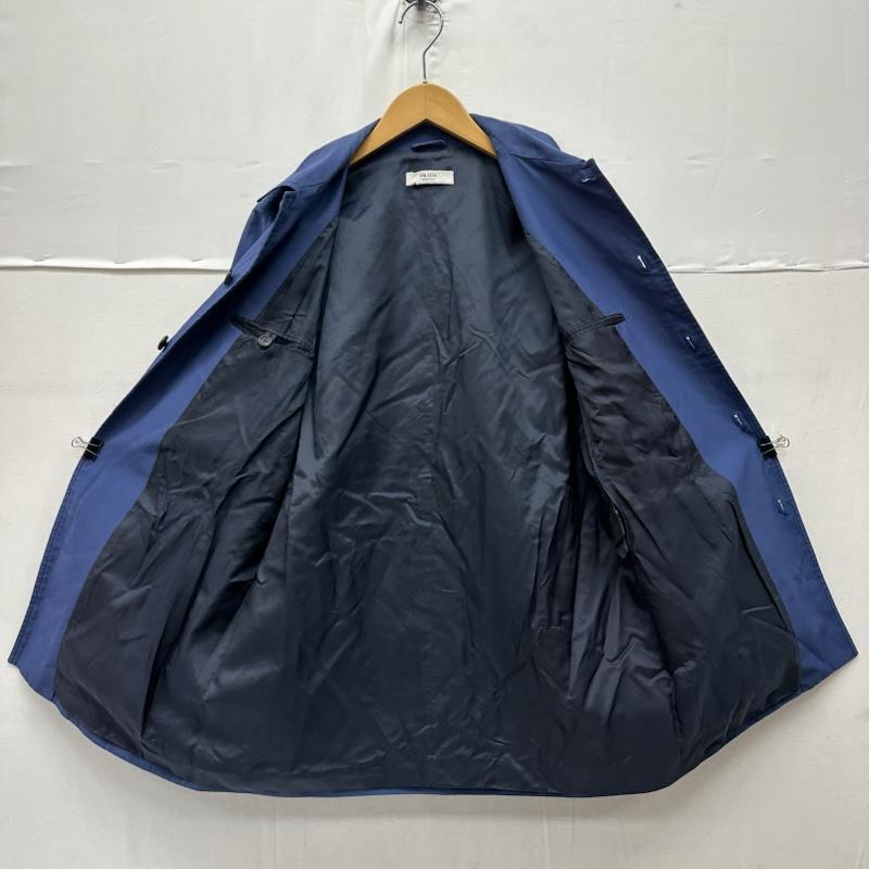 プラダ PRADA コート コート一般 イタリア製 ステンカラー コート 48 青 / ブルー / blue メンズ USED 古着 中古 50168925