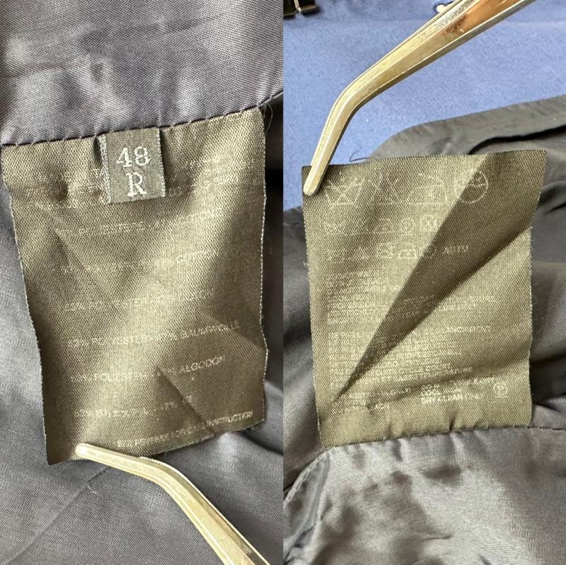 プラダ PRADA コート コート一般 イタリア製 ステンカラー コート 48 青 / ブルー / blue メンズ USED 古着 中古 50168925
