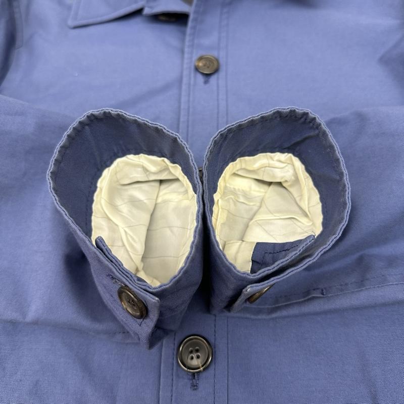 プラダ PRADA コート コート一般 イタリア製 ステンカラー コート 48 青 / ブルー / blue メンズ USED 古着 中古 50168925