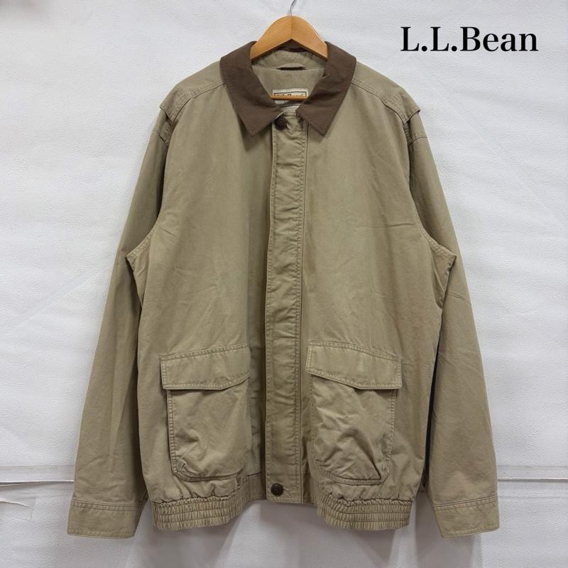 エルエルビーン L.L.Bean ジャケット、上着 ジャンパー、ブルゾン 00s A-2 コットンジャケット スウェードカラー アウトドア ハンティング ブルゾン ワーク ヴィンテージ XL 無地 ベージュ / ベージュ / beige X 茶 / ブラウン / brown メンズ USED 古着 中古 50168929