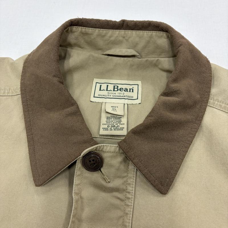 エルエルビーン L.L.Bean ジャケット、上着 ジャンパー、ブルゾン 00s A-2 コットンジャケット スウェードカラー アウトドア ハンティング ブルゾン ワーク ヴィンテージ XL 無地 ベージュ / ベージュ / beige X 茶 / ブラウン / brown メンズ USED 古着 中古 50168929