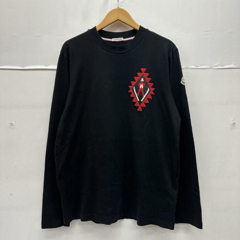 モンクレール MONCLER Tシャツ 長袖 ワッペン Tシャツ ロンT H20918C00014 8390T M 黒 / ブラック / black メンズ USED 古着 中古 50168930