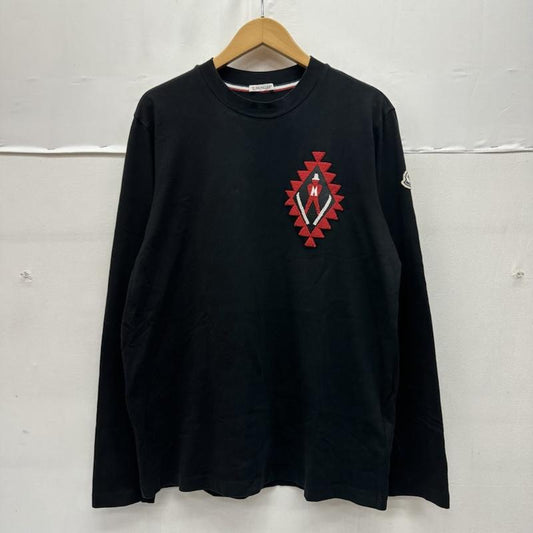 モンクレール MONCLER Tシャツ 長袖 ワッペン Tシャツ ロンT H20918C00014 8390T M 黒 / ブラック / black メンズ USED 古着 中古 50168930