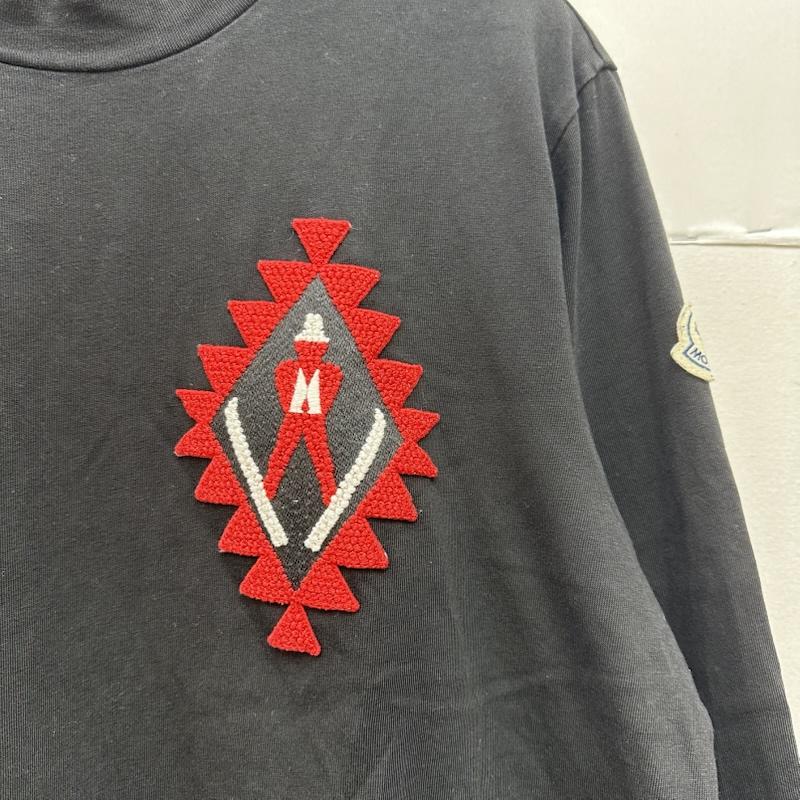 モンクレール MONCLER Tシャツ 長袖 ワッペン Tシャツ ロンT H20918C00014 8390T M 黒 / ブラック / black メンズ USED 古着 中古 50168930