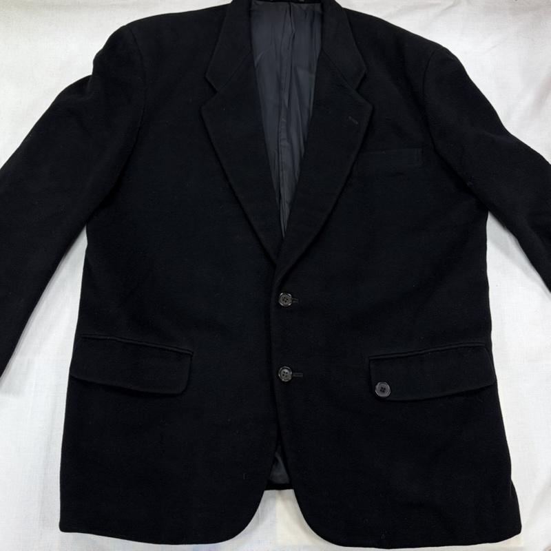 コムデギャルソンオム COMME des GARCONS HOMME ジャケット、上着 ジャケット、ブレザー ヴィンテージ 2B ウール テーラードジャケット コート M 無地 黒 / ブラック / black メンズ USED 古着 中古 50168935