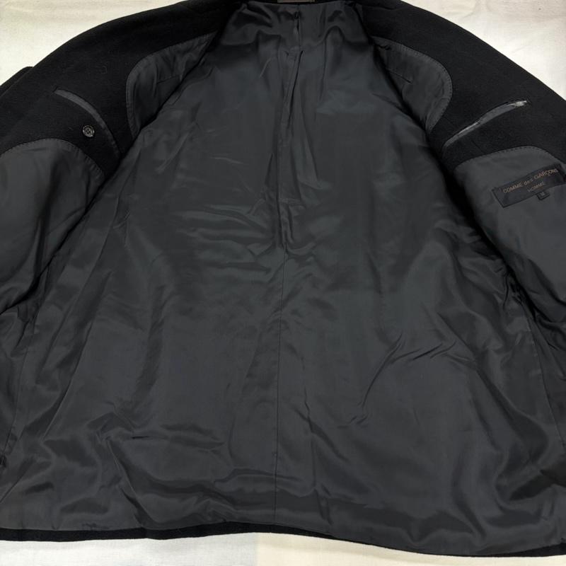 コムデギャルソンオム COMME des GARCONS HOMME ジャケット、上着 ジャケット、ブレザー ヴィンテージ 2B ウール テーラードジャケット コート M 無地 黒 / ブラック / black メンズ USED 古着 中古 50168935