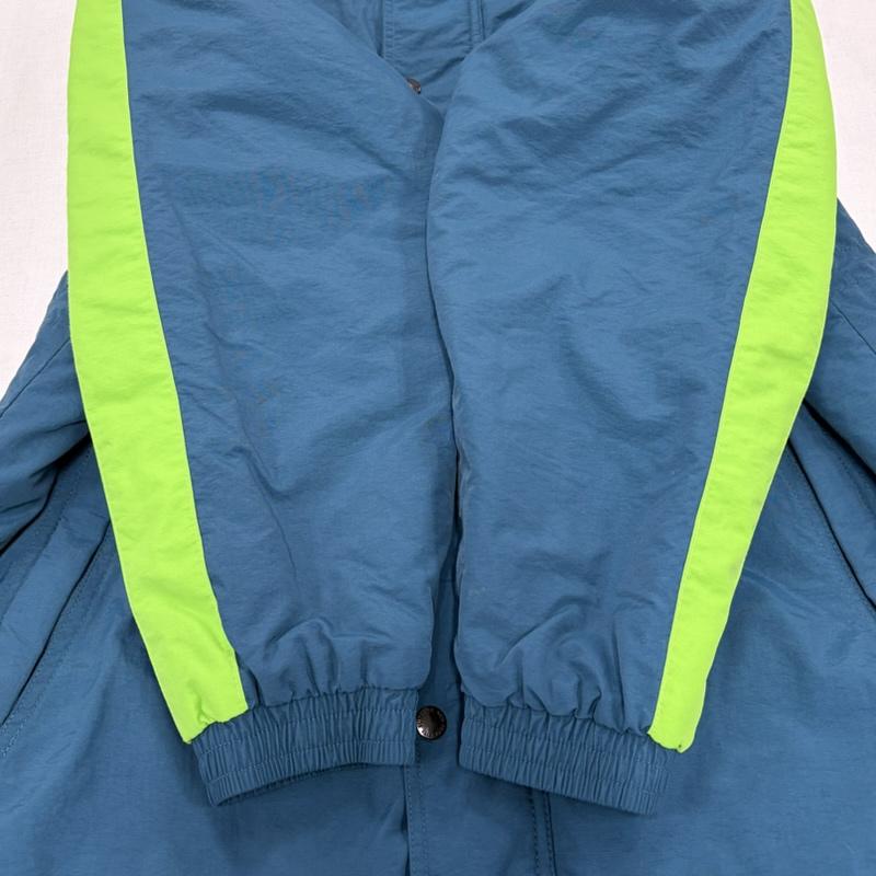シュプリーム Supreme ジャケット、上着 ジャンパー、ブルゾン 17AW Stadium Parka ナイロン ジップアップ コート ブルゾン ジャケット コート ロゴ 刺繍 ロング S ロゴ、文字 X 刺繍 緑 / グリーン / green X 黄緑 / イエローグリーン / X 黒 / ブラック / black X 白 / ホワイト / white メンズ USED 古着 中古 50168940