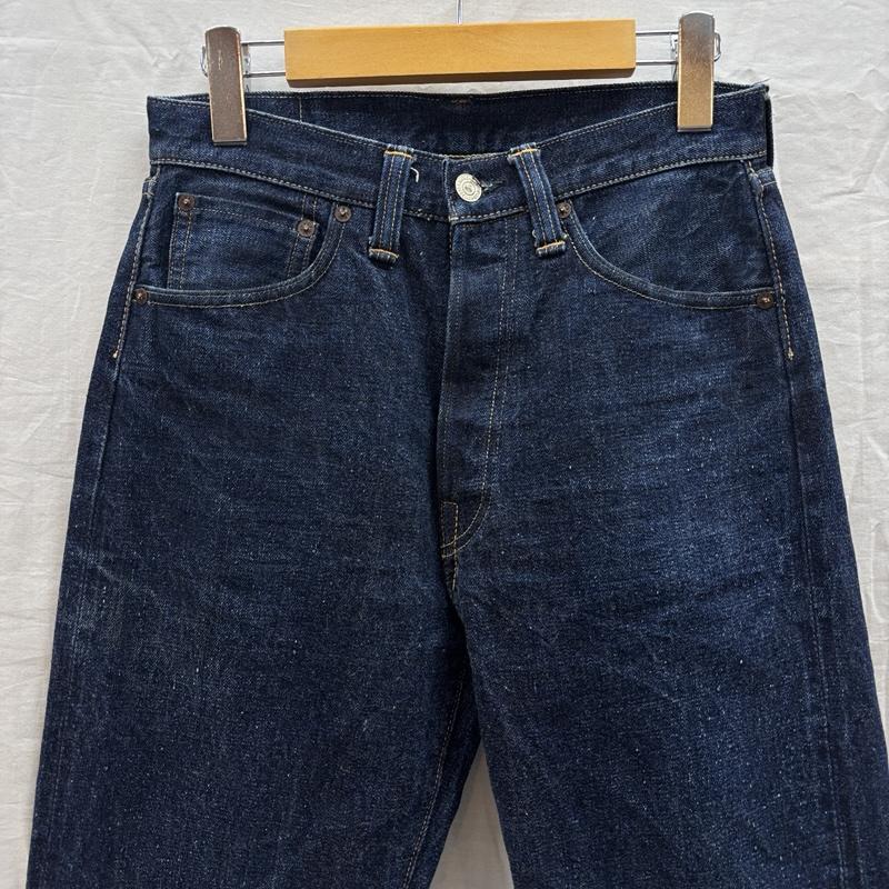 ウエアハウス WAREHOUSE パンツ デニム、ジーンズ 1000XX1000 デニム パンツ 革パッチ 隠しリベット Vステッチ 耳付き セルビッジ 29インチ メンズ USED 古着 中古 50168945