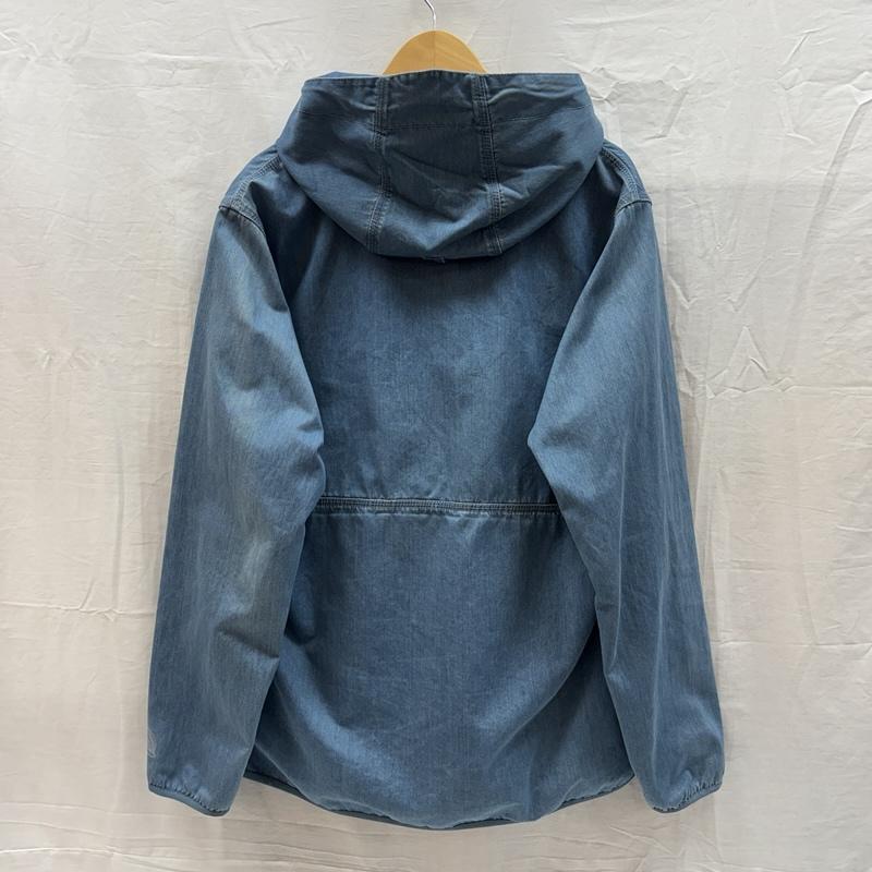 ザ ノースフェイス パープルレーベル THE NORTH FACE PURPLE LABEL ジャケット、上着 ジャンパー、ブルゾン NP2373N インディゴ染 ジップアップ フード アウトドア ジャケット L メンズ USED 古着 中古 50168947
