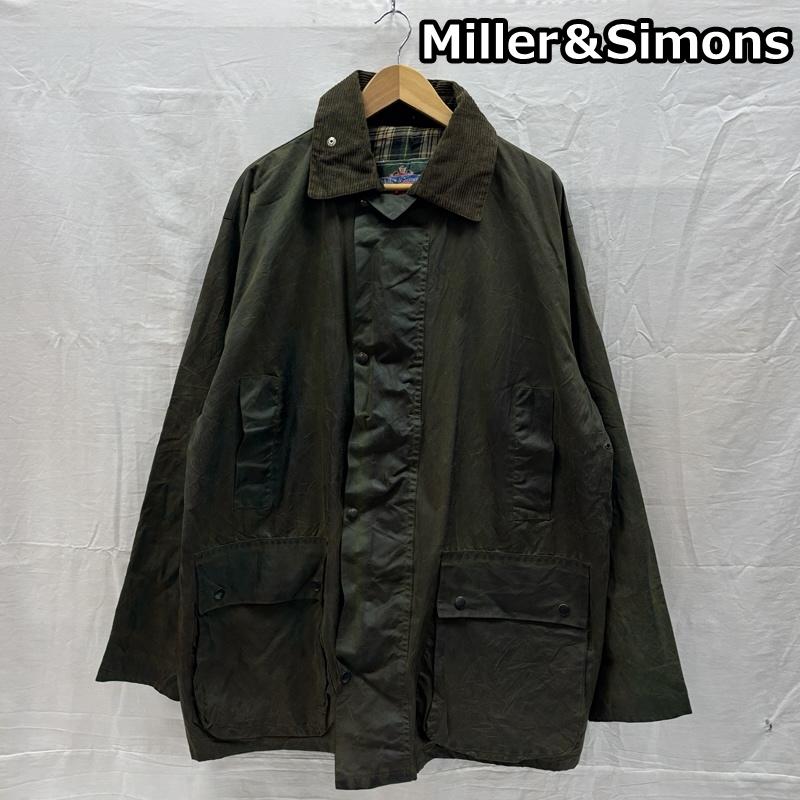 古着 USED ジャケット、上着 ジャンパー、ブルゾン Miller＆Simons イングランド製 オイルド コットン ジャケット チェックライナー L メンズ USED 古着 中古 50168950