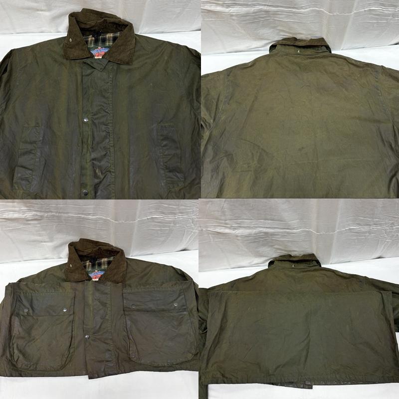 古着 USED ジャケット、上着 ジャンパー、ブルゾン Miller＆Simons イングランド製 オイルド コットン ジャケット チェックライナー L メンズ USED 古着 中古 50168950