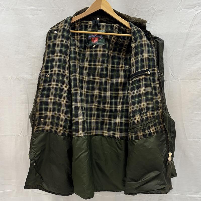 古着 USED ジャケット、上着 ジャンパー、ブルゾン Miller＆Simons イングランド製 オイルド コットン ジャケット チェックライナー L メンズ USED 古着 中古 50168950