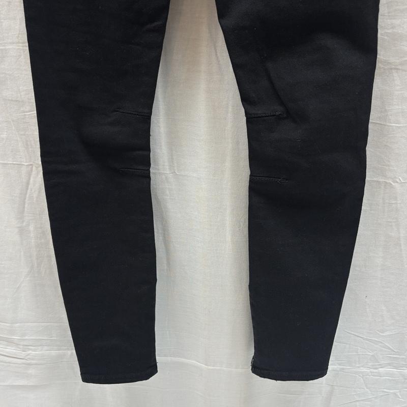 ヒステリックグラマー HYSTERIC GLAMOUR ボトムス ボトムス 01182AP12 スタッズ ダメージ加工 スキニー ブラック デニム パンツ - 黒 / ブラック / black レディース USED 古着 中古 50168951