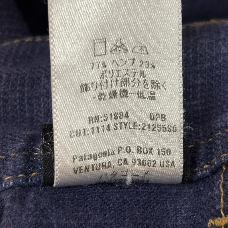 パタゴニア patagonia ボトムス ボトムス 21255S6 2006年 リズム ヘンプ デニム パンツ 00s 4 レディース USED 古着 中古 50168952