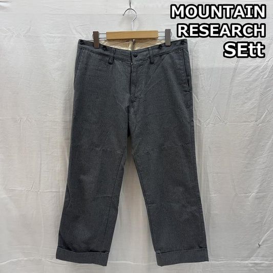 マウンテンリサーチ MOUNTAIN RESEARCH ボトムス ボトムス SEtt OC-077 ワーク パンツ シンチバック ビッグサイズ Hi Back Narrow Pants XL 灰 / グレー / gray メンズ USED 古着 中古 50168953